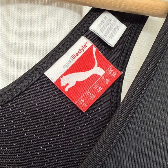 Puma Racerback Tank with Built-in Bra - Picture 3 of 5